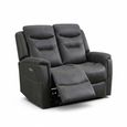 Harrogate 2 Seater Recliner Sofa - Grey Fabric