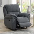Belmont Recliner Armchair - Grey Fabric