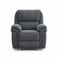 Belmont Recliner Armchair - Grey Fabric
