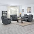 Belmont Recliner Armchair - Grey Fabric