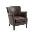Harlow Accent Armchair - Tan Faux Leather