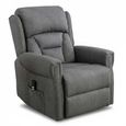 Sandringham Lift and Tilt Electric Recliner Armchair - Grey Fabric