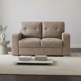 Hampton 2 Seater Sofa  Taupe Fabric