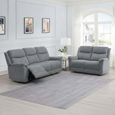 Faringdon Recliner Sofa Suite - 3+2 - Grey Fabric