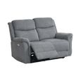 Faringdon Recliner Sofa Suite - 3+2 - Grey Fabric