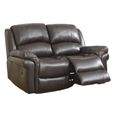 Clearance - Farnham Recliner Sofa - 2 Seater - Brown Leather - A552