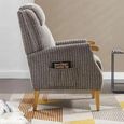 Clearance - Lisbon Fireside Armchair - Latte Fabric - A444