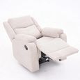 Clearance - Ellison Recliner Armchair - Manual - Cream Fabric - FSS16284