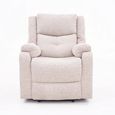 Clearance - Ellison Recliner Armchair - Manual - Cream Fabric - FSS16284
