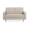 Henrietta Sofa - 2 Seater - Beige Fabric