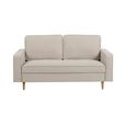 Henrietta Sofa - 3 Seater - Beige Fabric