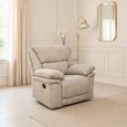 Bexley Armchair - Manual Recliner - Fabric - Natural