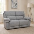 Bexley Sofa - 2 Seater - Manual Recliner - Fabric - Grey