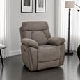 Colston Armchair - Manual Recliner - Fabric - Dark Grey