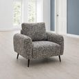 Harper Armchair - Fabric - Grey Weave
