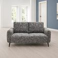 Harper Sofa - 2 Seater - Fabric - Grey Weave