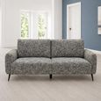 Harper Sofa - 3 Seater - Fabric - Grey Weave
