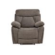 Colston Armchair - Manual Recliner - Fabric - Dark Grey