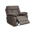 Colston Armchair - Manual Recliner - Fabric - Dark Grey