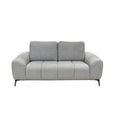 Hallie Sofa - 2 Seater - Fabric - Grey