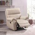 Rocco Armchair - Power Recliner - Chalk Leather
