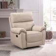 Rocco Armchair - Recliner - Chalk Leather
