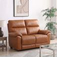 Rocco Sofa - Tan Leather - 2 Seater