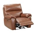Rocco Armchair - Power Recliner - Saddle Leather