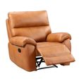 Rocco Armchair - Power Recliner - Tan Leather