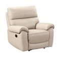 Rocco Armchair - Recliner - Chalk Leather