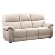 Rocco Sofa - Chalk Leather - 3 Seater