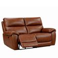 Rocco Sofa - Power Recliner - Saddle Leather - 2 Seater