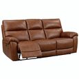 Rocco Sofa - Power Recliner - Saddle Leather - 3 Seater