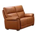 Rocco Sofa - Tan Leather - 2 Seater