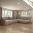 Tamson Corner Sofa - Modular - Fabric - Pebble