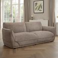 Tamson Sofa - 3 Seater - Fabric - Pebble