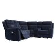 Havana Corner Sofa - Electric Recliner - Fabric - Blue