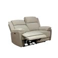 Walton Sofa - 2 Seater - Electric Recliner - Fabric - Soft Grey