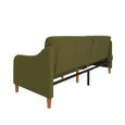 Jasper Sprung Sofa Bed - 3 Seater - Green Linen Fabric - 2148929UK