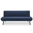 Gaudi Sofa Bed - 3 Seater - Blue - Fabric - Click Clack