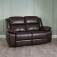 Bentley Electric Recliner Sofa Set - Brown Leather