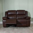 Bentley Electric Recliner Sofa Set - Brown Leather