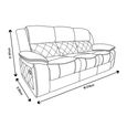 Bentley Electric Recliner Sofa Set - Grey Leather