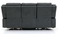 Alva Electric Recliner Sofa - Graphite Fabric - 3 Seater