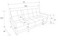 Anderson 2 Seater Sprung Sofa Bed - 2146009UK