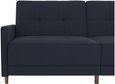 Anderson Coil Navy Blue Linen Sofa Bed - 2146629UK