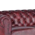 Angwin Sofa - Brown Leather Chester - 3 Seater