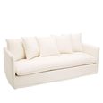 Antibes Sofa - 3 Seater - Cream Fabric