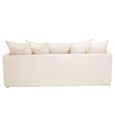Antibes Sofa - 3 Seater - Cream Fabric