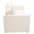 Antibes Sofa - 3 Seater - Cream Fabric